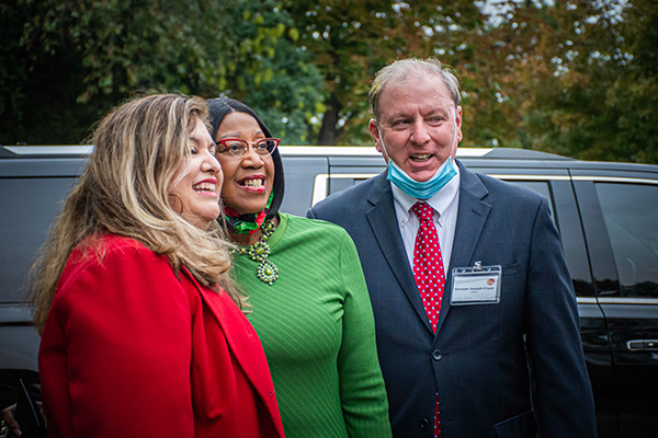 Assemblywoman Annette Quijano, Lt. Governor Sheila Oliver, Senator Joseph Cryan