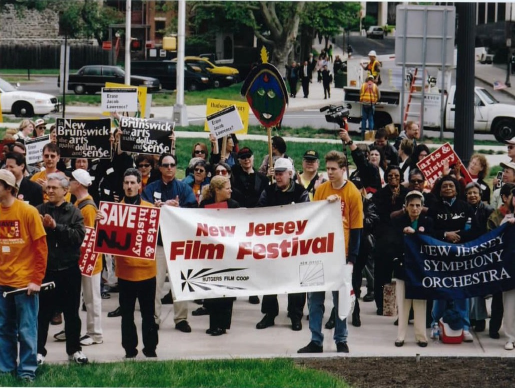 Save the Arts rally in Trenton