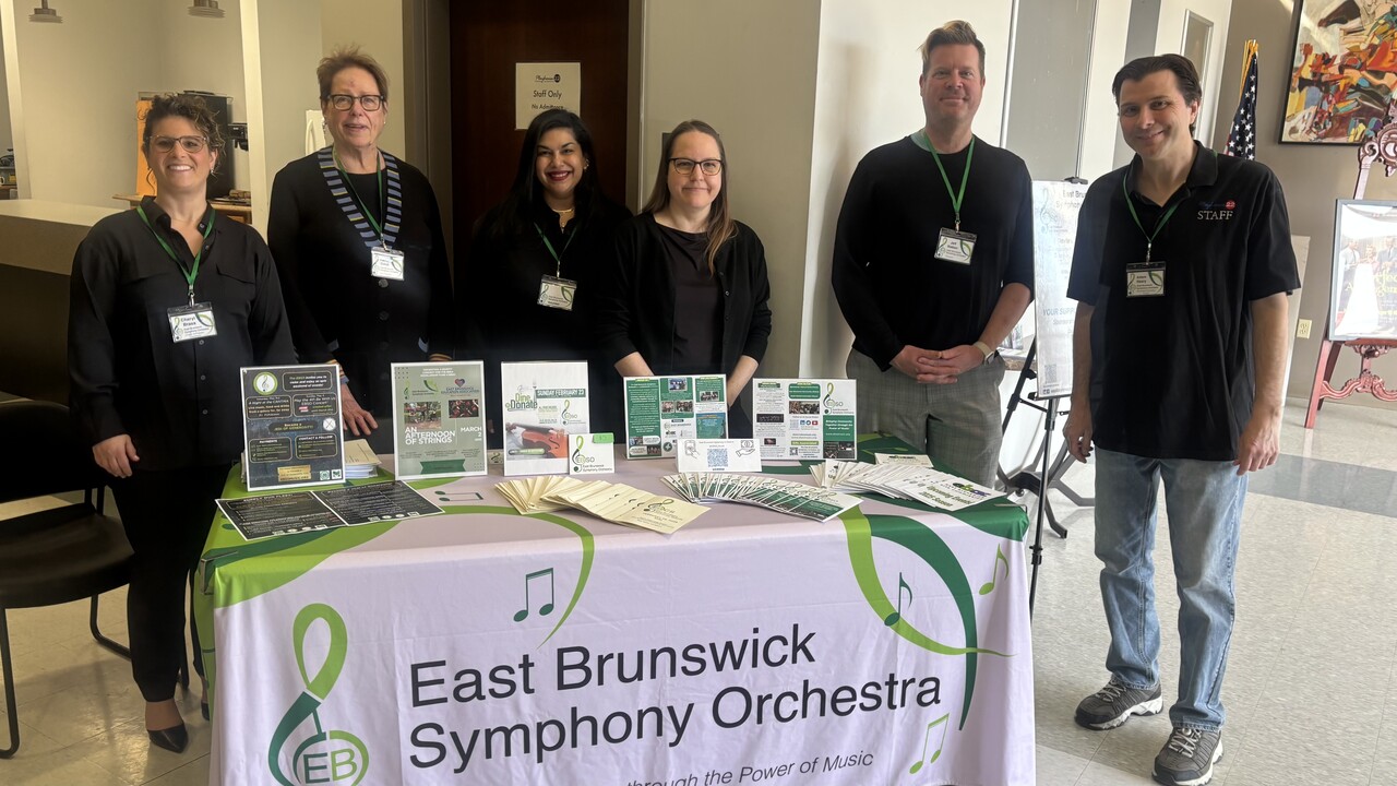 EBSO Staff at a table